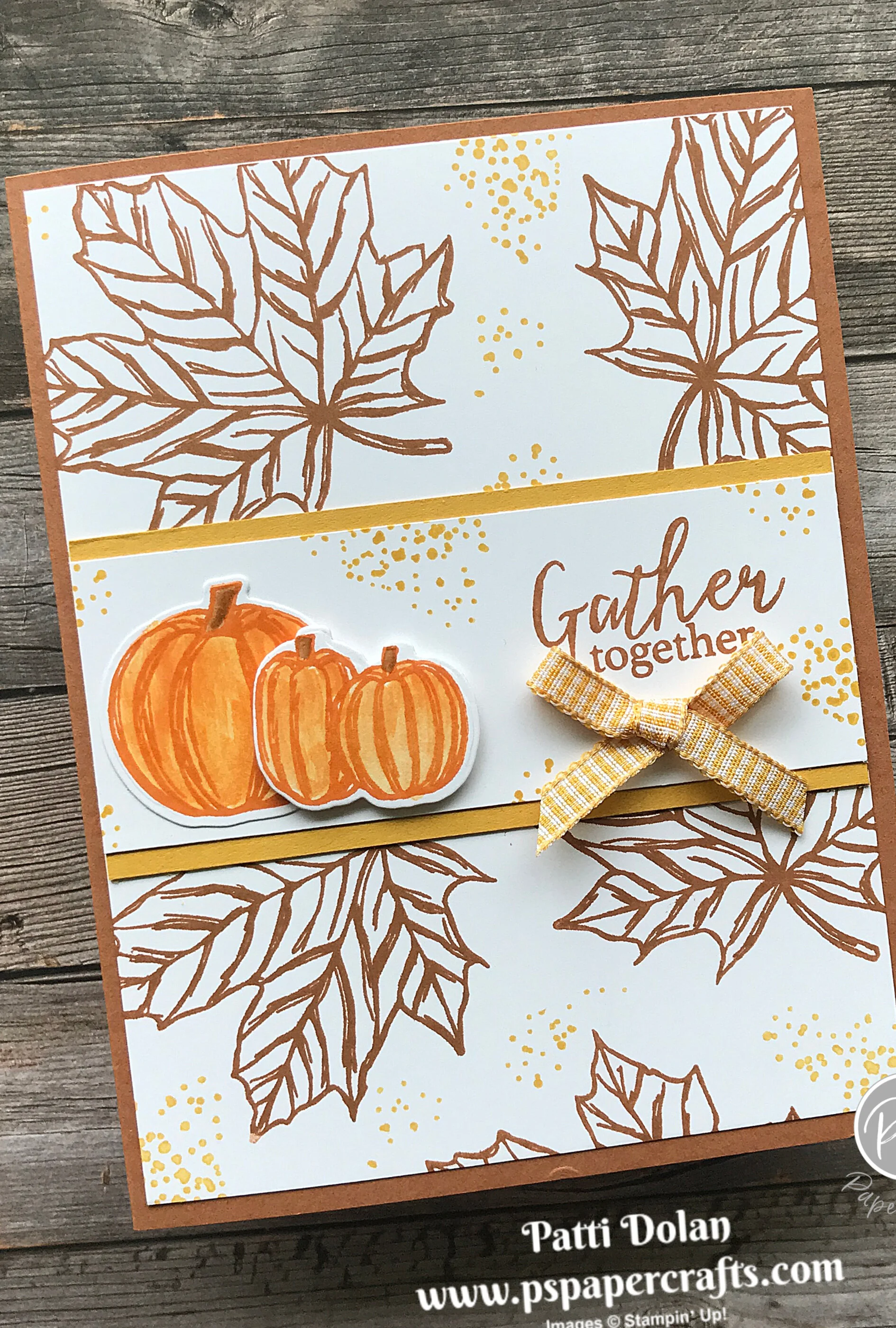 Gather Together Autumn Card — P.S. Paper Crafts